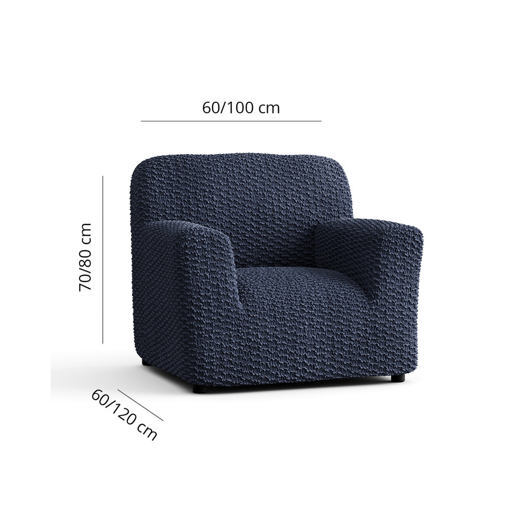 Microfibra - Funda Sillon Blue Navy