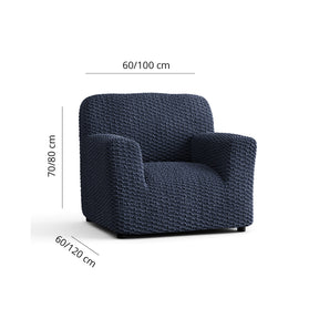 Microfibra - Funda Sillon Blue Navy