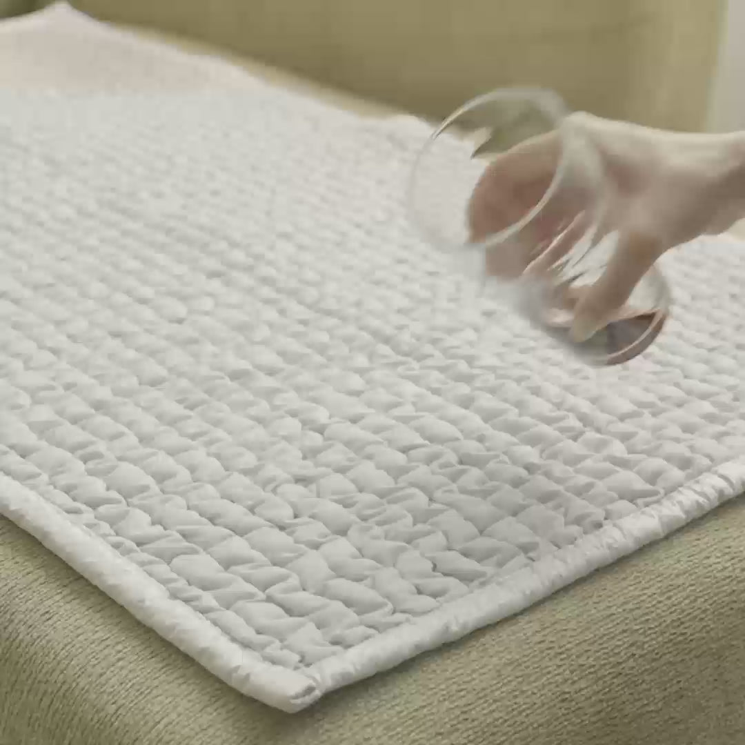 Microfibra - Protector Impermeable para Sofa 4 cuerpos Pearl