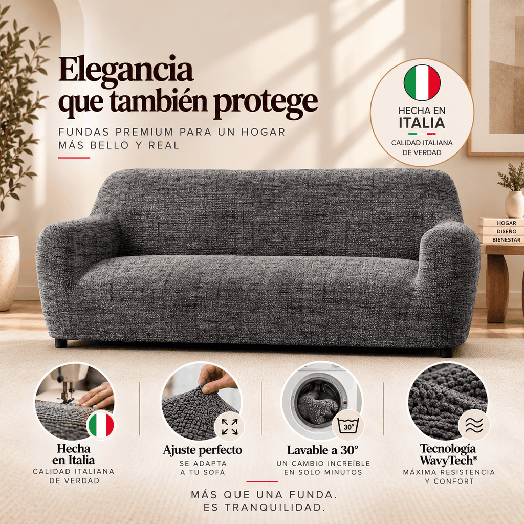 Funda Sofa 3 cuerpos Anthracite