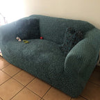 Microfibra - Funda Sofa 2 cuerpos Green Emerald