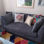 Microfibra - Funda Sofa 2 cuerpos Charcoal