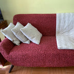 Microfibra - Funda Sofa 2 cuerpos Bordeaux