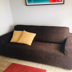 Microfibra - Funda Sofa 3 cuerpos Dark Chocolate