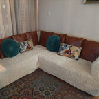 Microfibra - Funda Sofa Esquinero Vanilla