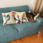 Microfibra - Funda Sofa 3 cuerpos Green Emerald