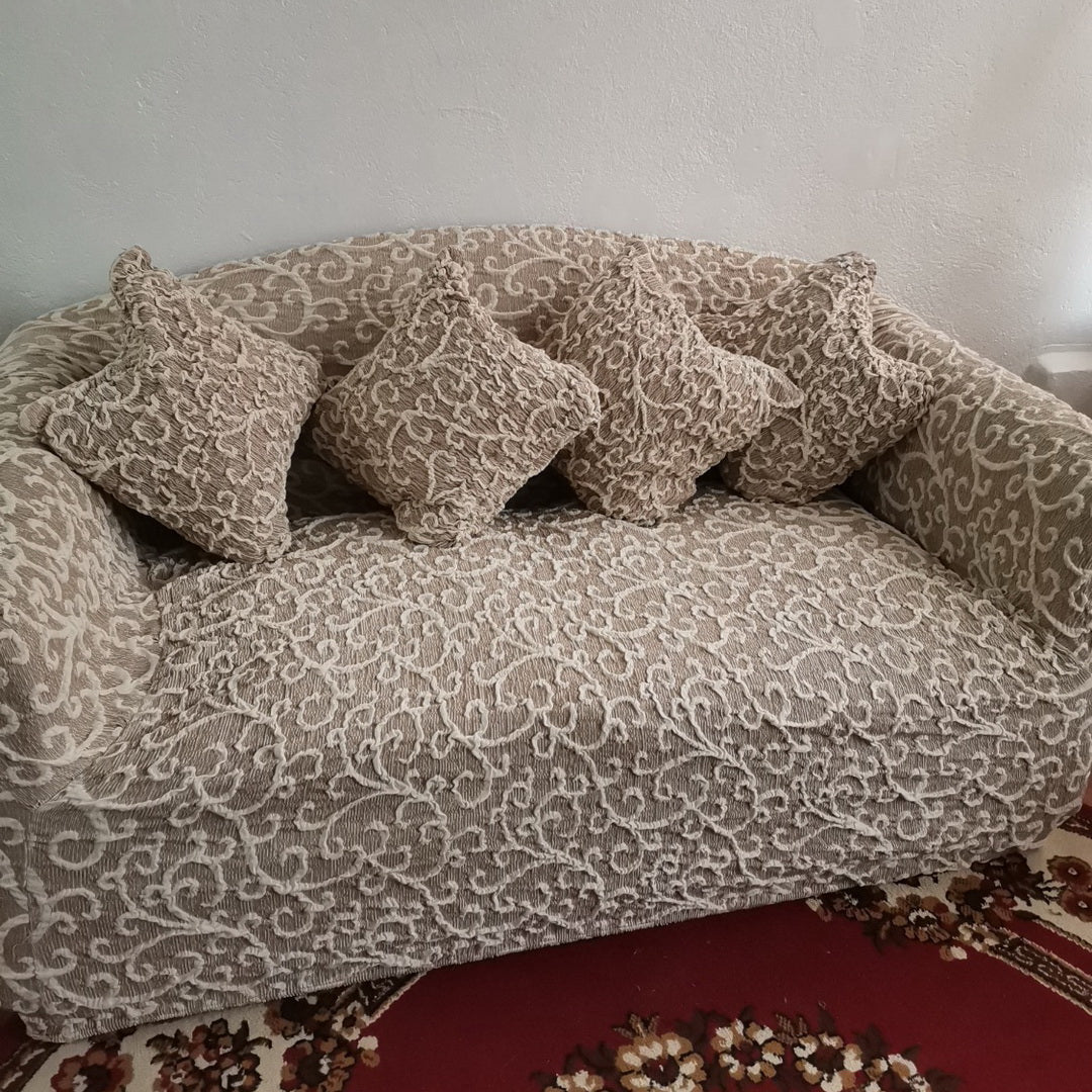 Jacquard 3D - Funda Sofa 2 cuerpos Arabesco