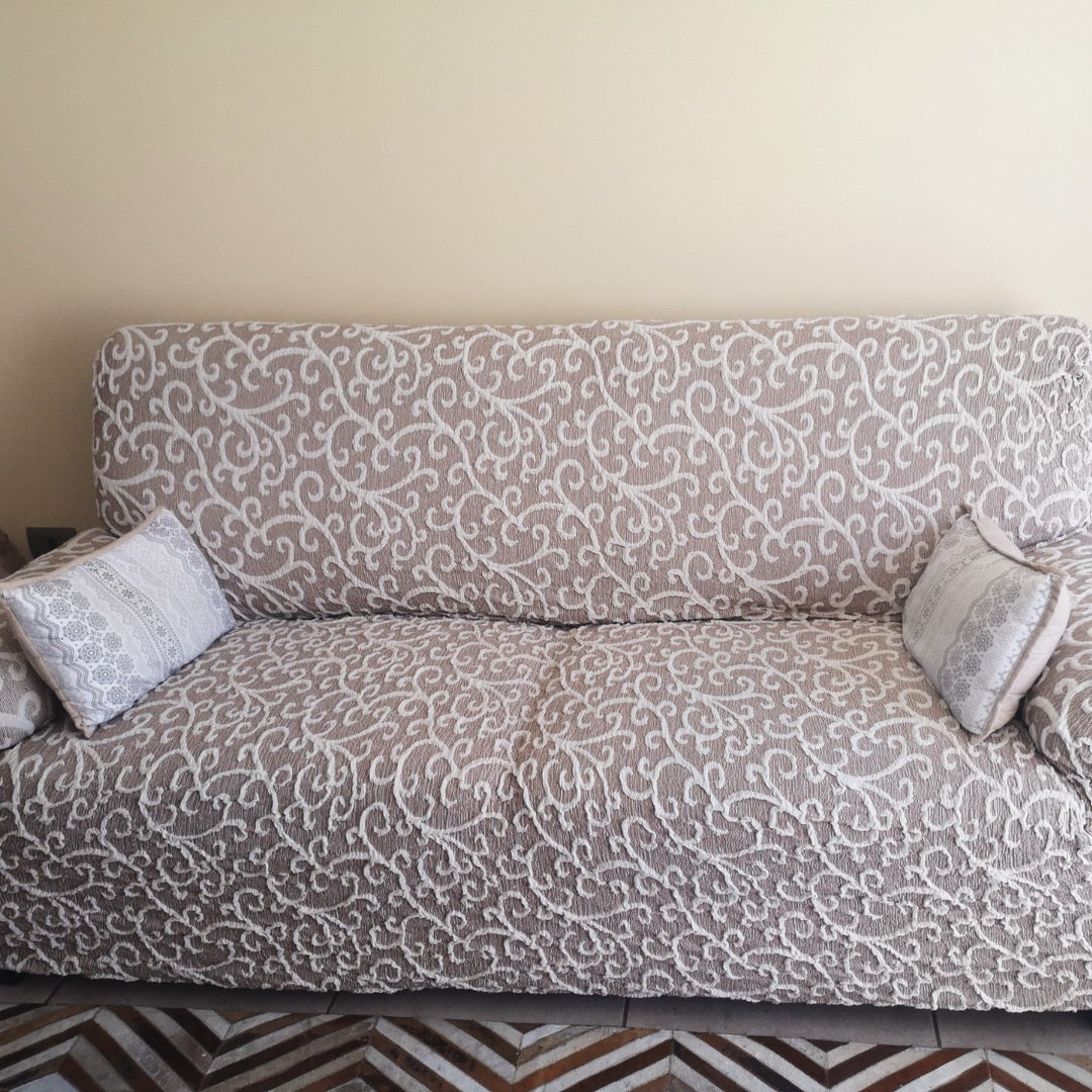 Jacquard 3D - Funda Sofa 3 cuerpos Arabesco