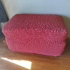Microfibra - Funda Ottomana Bordeaux