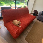 Microfibra - Funda Futon Terracota