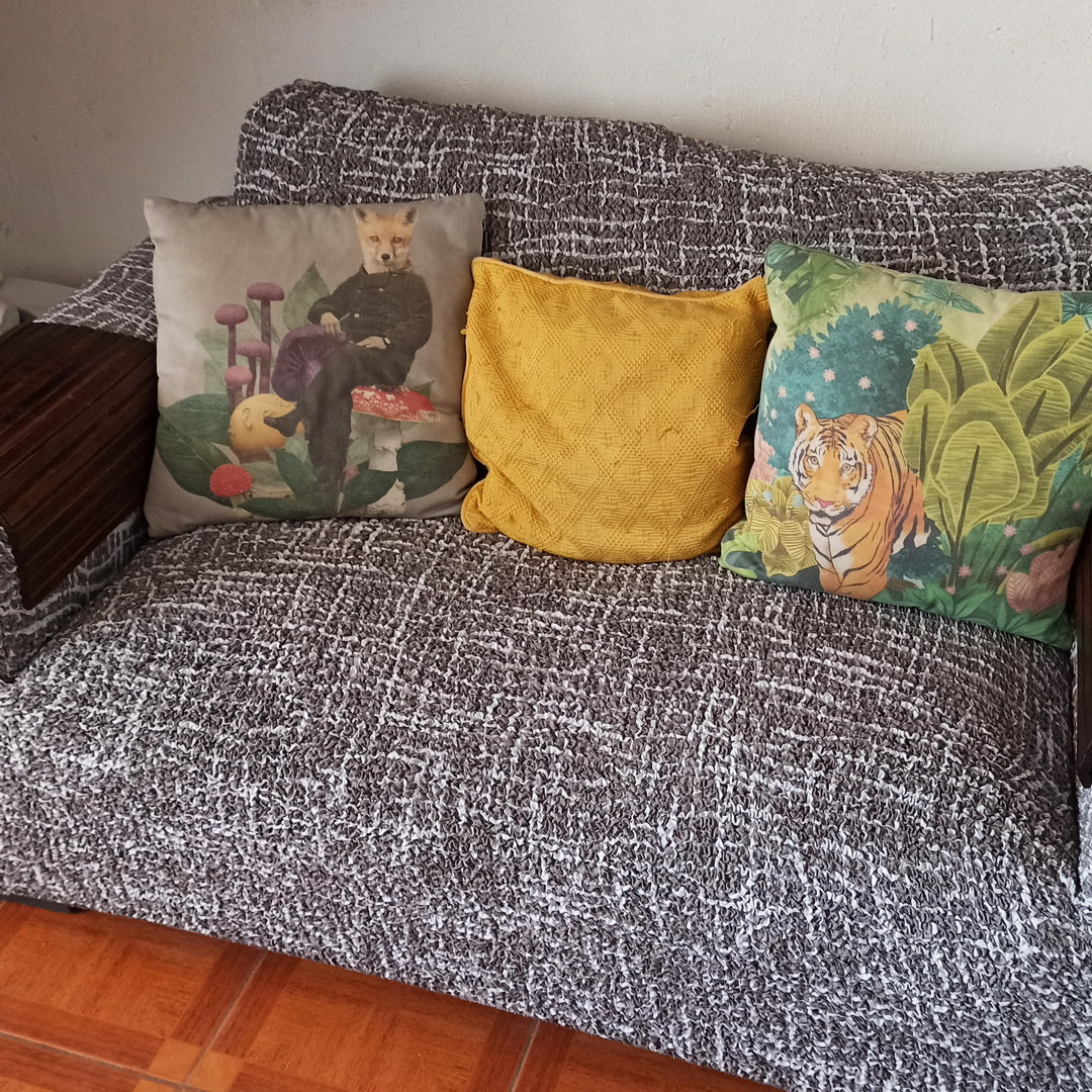 Printed Microfibra - Funda Sofa 3 cuerpos Twilight