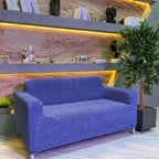 Microfibra - Funda Sofa 3 cuerpos Blue