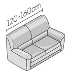 Velvet - Funda Sofa 2 cuerpos Bordeaux