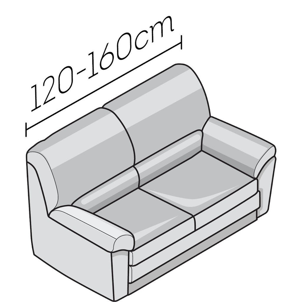 Microfibra - Funda Sofa 2 cuerpos Terracota