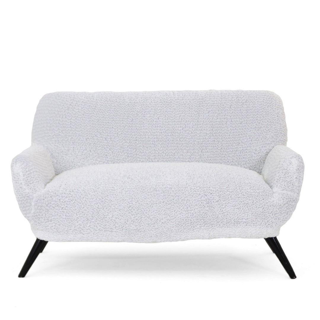Microfibra - Funda Sofa 2 cuerpos White