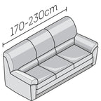 Printed Microfibra - Funda Sofa 3 cuerpos Balsamic