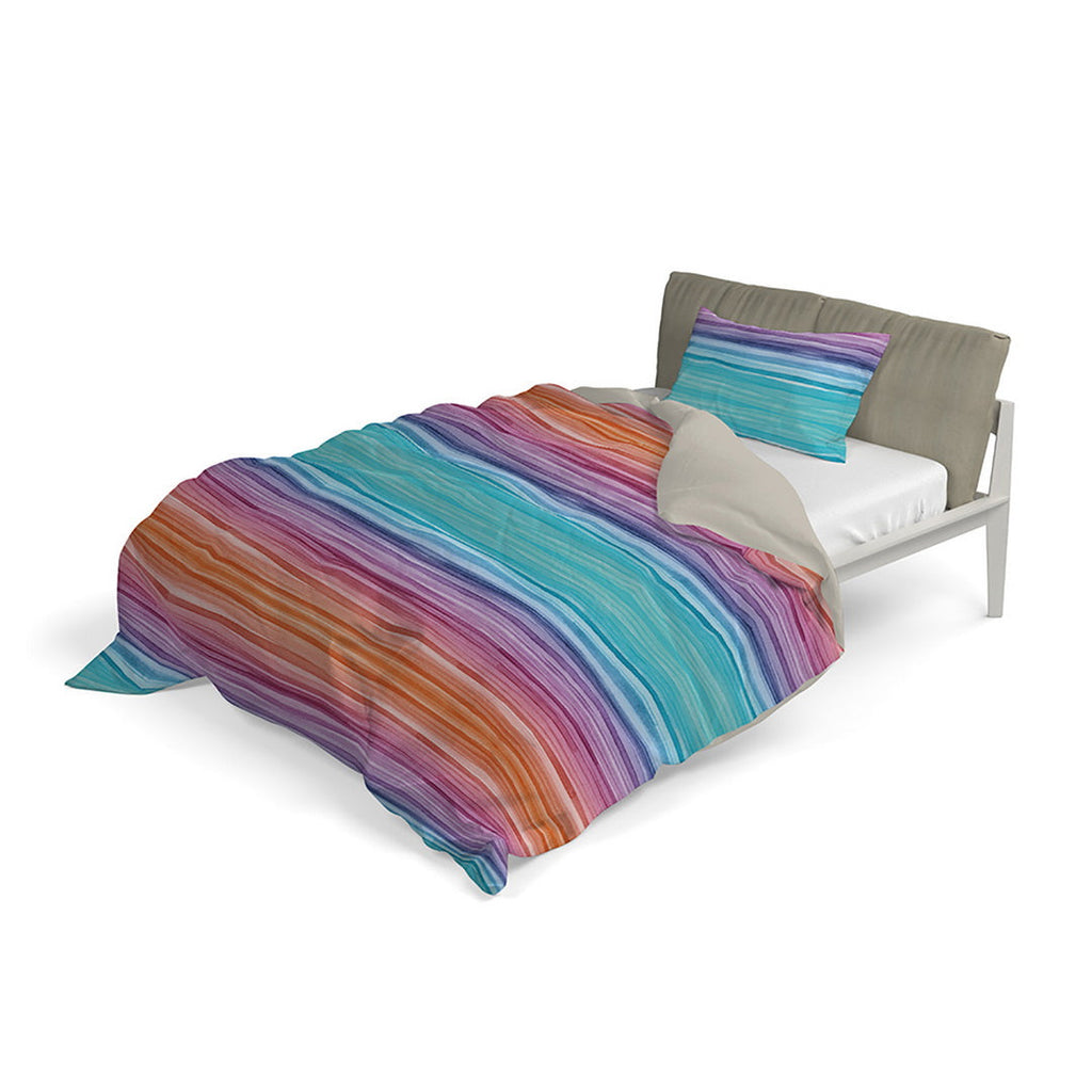 Funda de plumón Mondo di fantasia rainbow 1 plaza