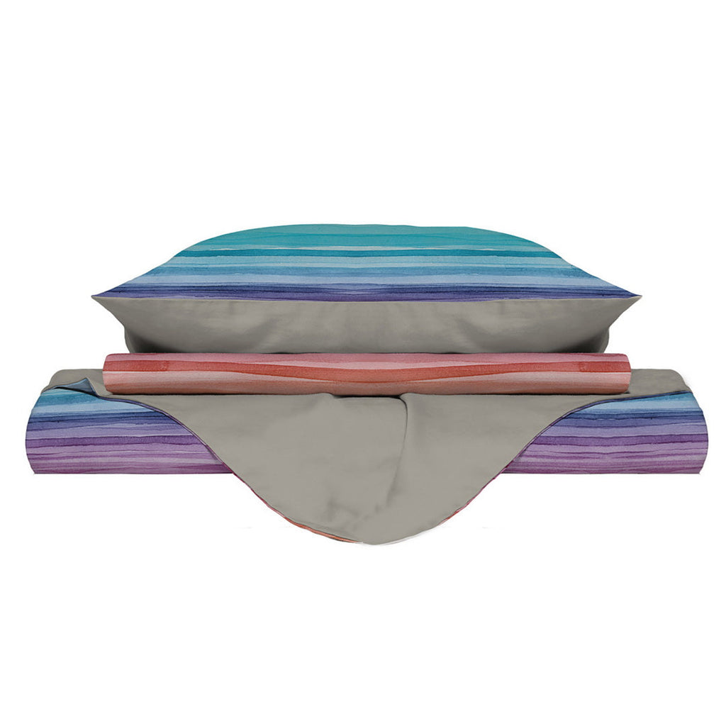 Funda de plumón Mondo di fantasia rainbow 1 plaza