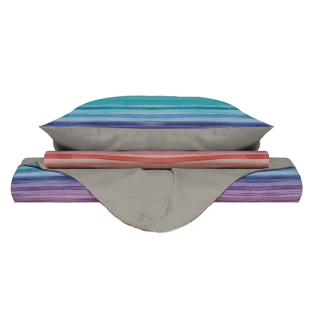 Funda de plumón Mondo di fantasia rainbow 1 plaza