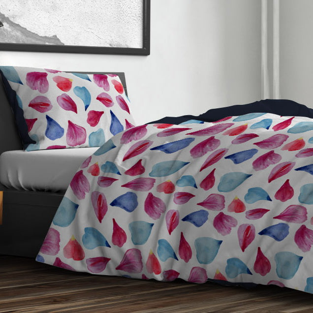 Funda de plumón Mondo di fantasia petali 1 plaza