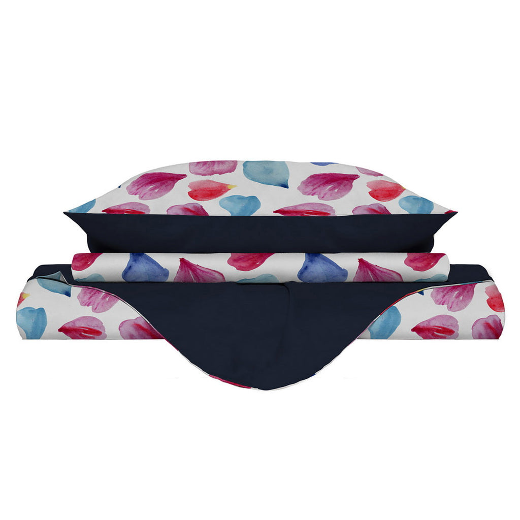 Funda de plumón Mondo di fantasia petali 1 plaza