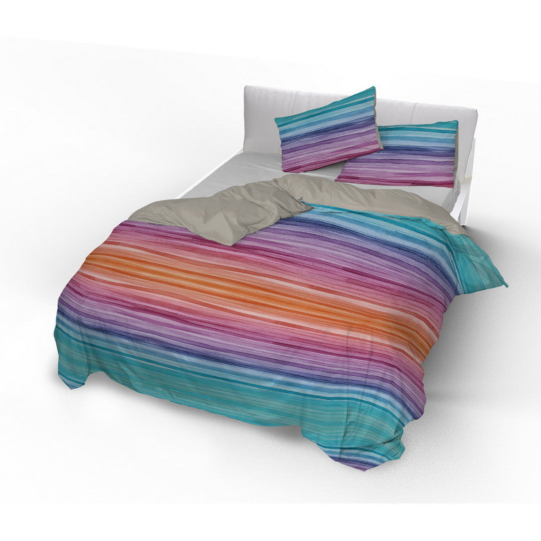 Funda de plumón Mondo di fantasia rainbow 2 plazas