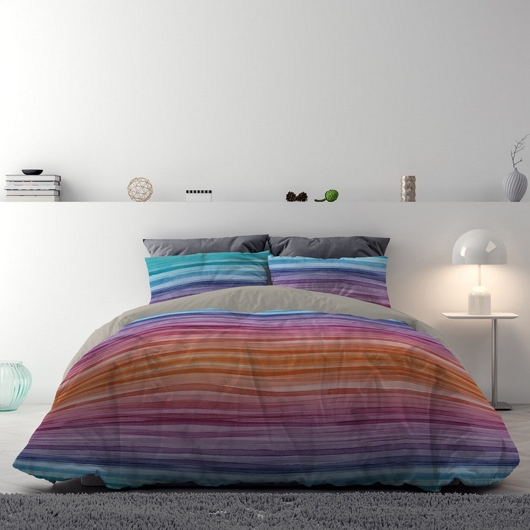 Funda de plumón Mondo di fantasia rainbow 2 plazas