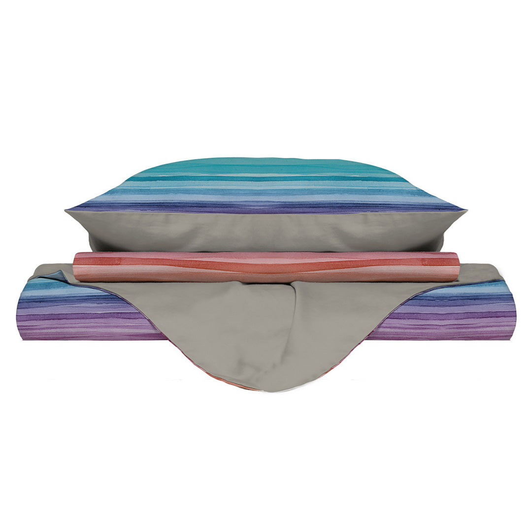 Funda de plumón Mondo di fantasia rainbow 2 plazas