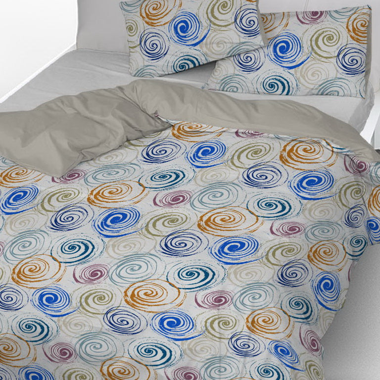 Funda de plumón Fashion spirals 1 plaza