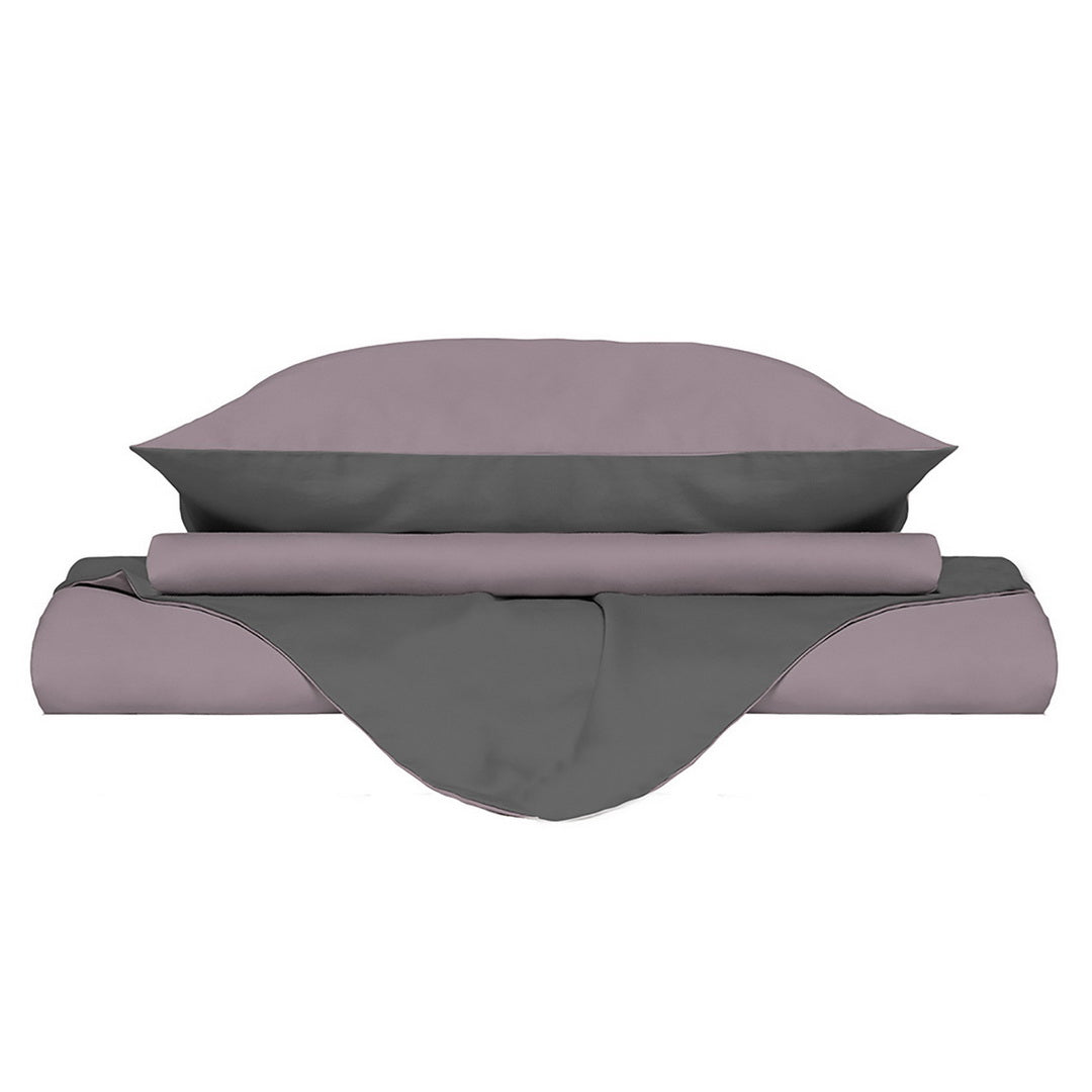 Funda de plumón Natura rosant/fumo 1 plaza
