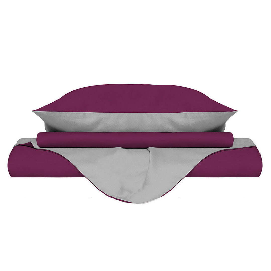 Funda de plumón Natura fucs/grigioch 1,5 plazas