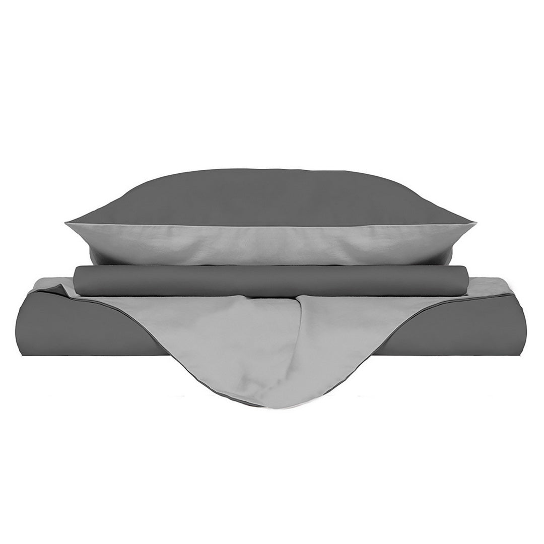 Funda de plumón Natura grigioch/fumo 1,5 plazas