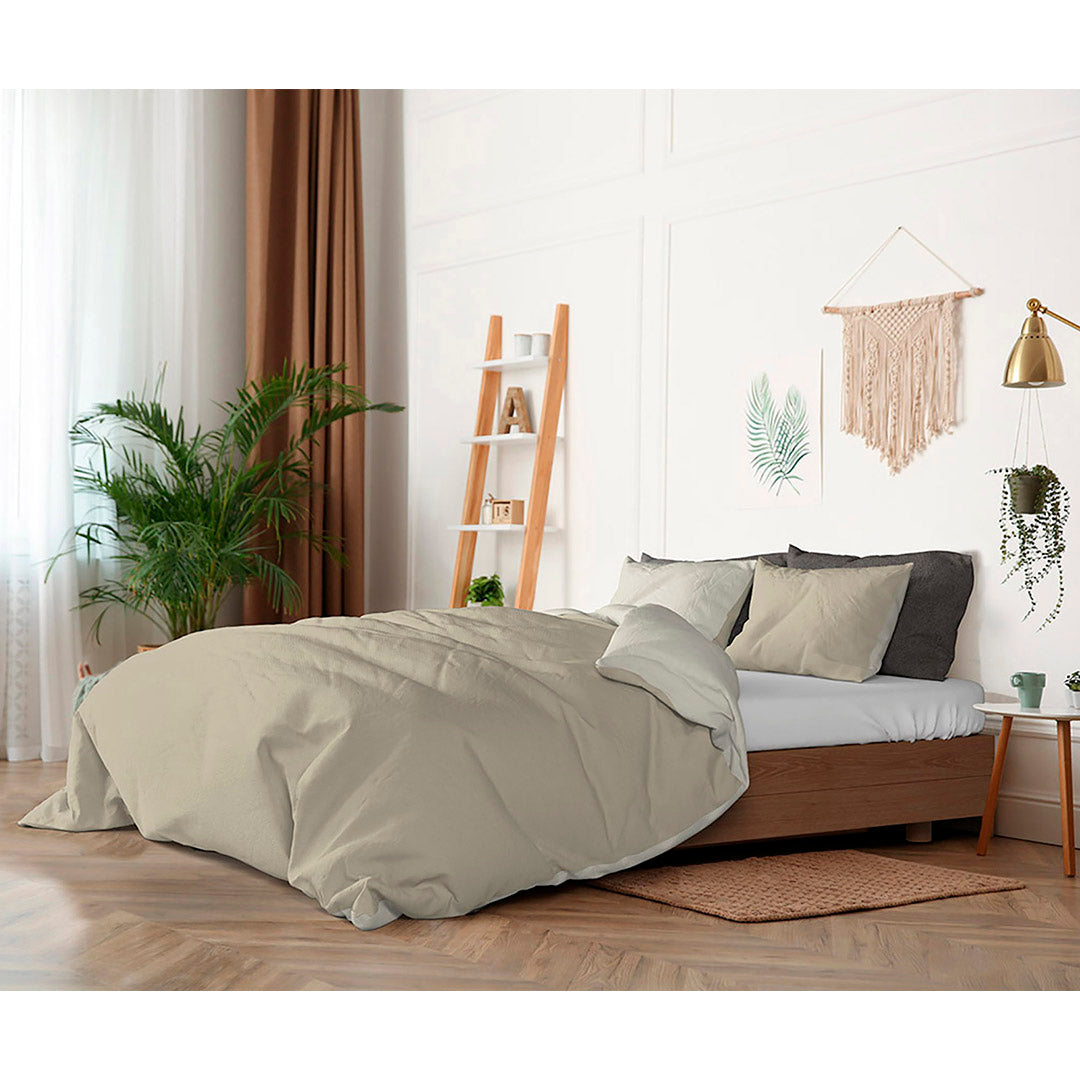 Funda de plumón Natura tort/panna 2 plazas