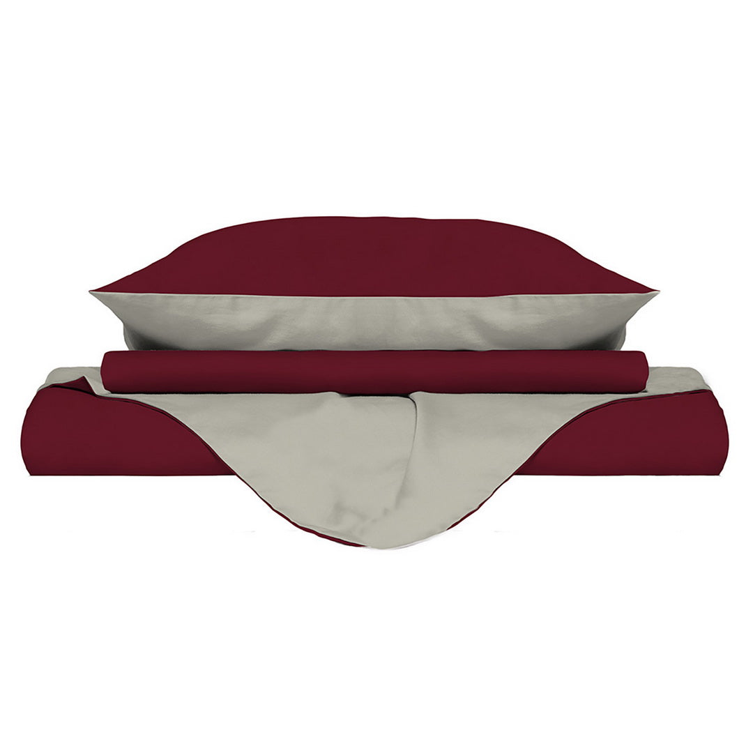 Funda de plumón Natura bord/panna 2 plazas