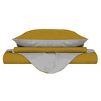 Funda de plumón Natura senap/grigioch 2 plazas
