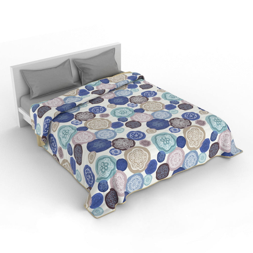 Cubrecama quilt de verano Mondo di fantasia murrine 1 plaza/1,5 plazas