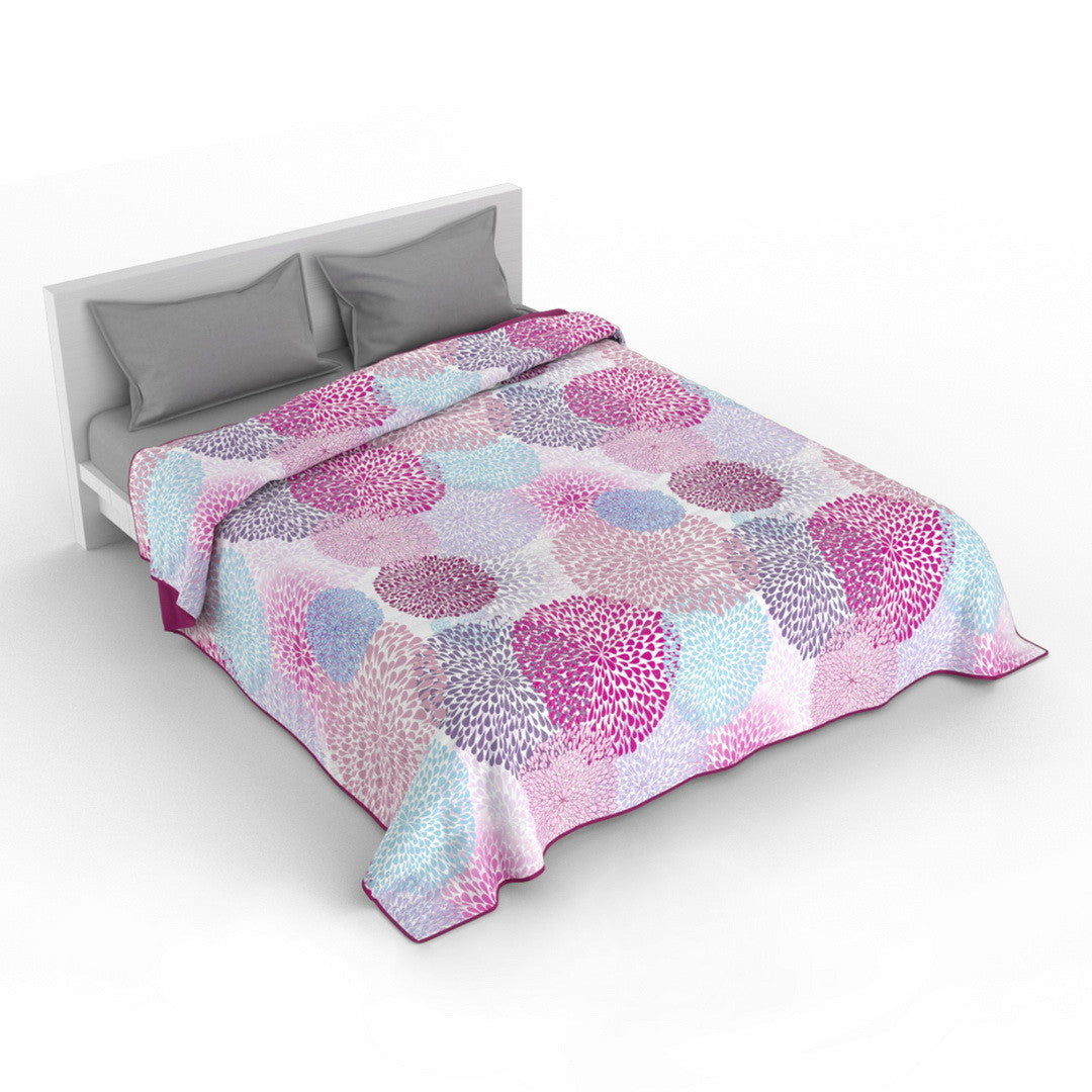 Cubrecama quilt de verano Mondo di fantasia soffioni 1 plaza/1,5 plazas