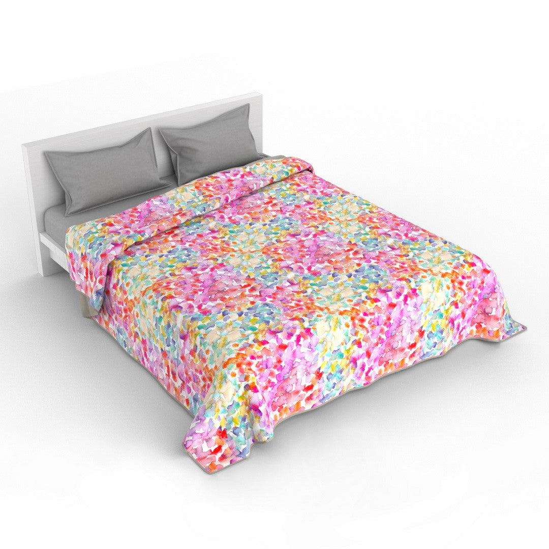 Cubrecama quilt de verano Mondo di fantasia spring 1 plaza/1,5 plazas