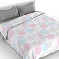 Cubrecama quilt de verano Mondo di fantasia molecole 2 plazas/King