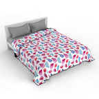 Cubrecama quilt de verano Mondo di fantasia petali 2 plazas/King