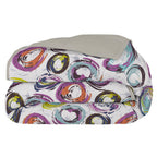 Plumón quilt de invierno Mondo di fantasia cerchiastratti 1 plaza/1,5 plazas