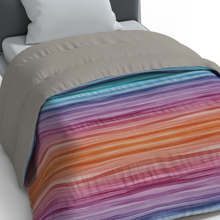 Plumón quilt de invierno Mondo di fantasia rainbow 1 plaza/1,5 plazas