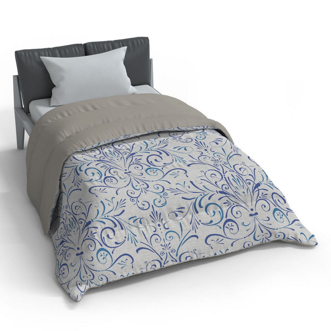 Plumón quilt de invierno Mondo di fantasia ornatotex 1 plaza/1,5 plazas