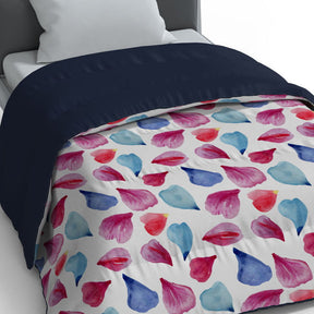 Plumón quilt de invierno Mondo di fantasia petali 1 plaza/1,5 plazas