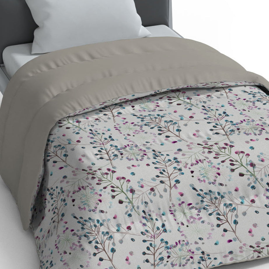 Plumón quilt de invierno Mondo di fantasia flor 1 plaza/1,5 plazas