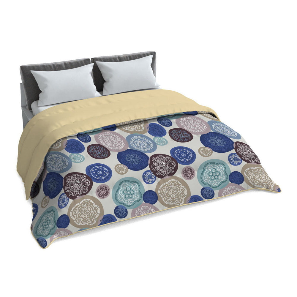 Plumón quilt de invierno Mondo di fantasia murrine 2 plazas/King