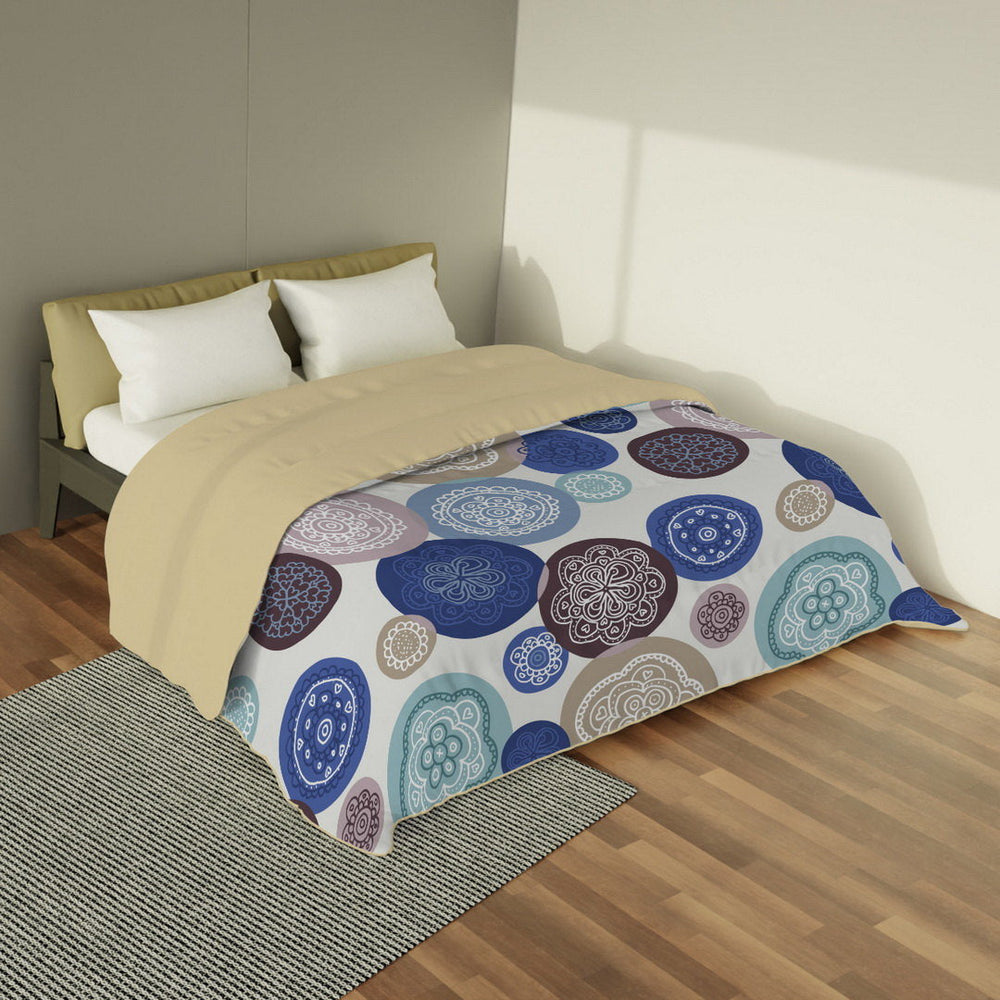 Plumón quilt de invierno Mondo di fantasia murrine 2 plazas/King