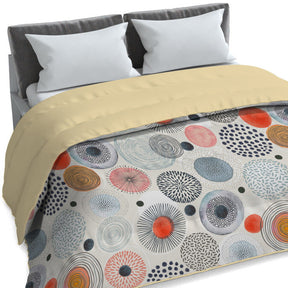 Plumón quilt de invierno Mondo di fantasia acquerello 2 plazas/King