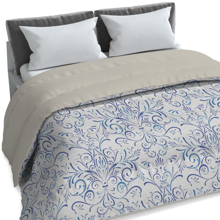 Plumón quilt de invierno Mondo di fantasia ornatotex 2 plazas/King