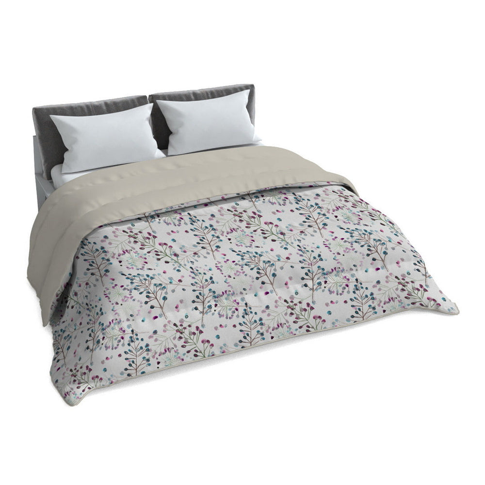 Plumón quilt de invierno Mondo di fantasia flor 2 plazas/King